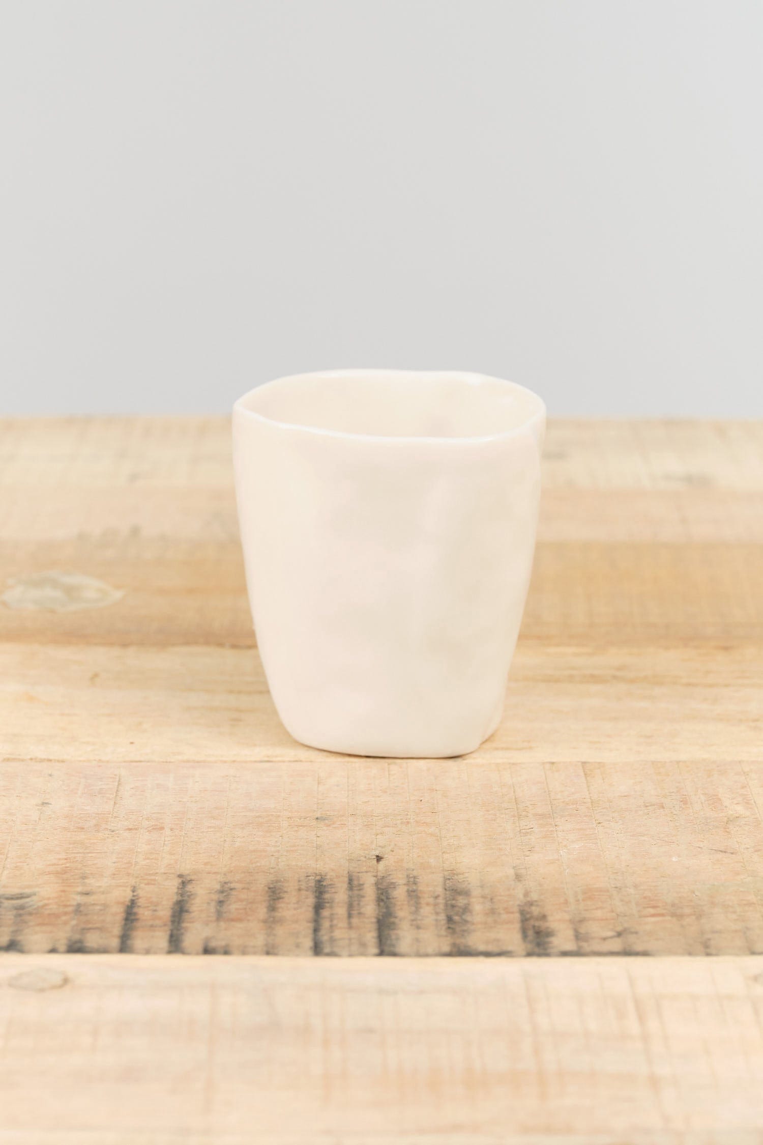 Isabel Halley Ceramics Home Kitchen Dishware Wine Cups Plain / 1.75" D X 3.25" H