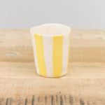 Isabel Halley Ceramics Home Kitchen Dishware Wine Cups Goldenrod / 1.75" D X 3.25" H