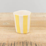 Isabel Halley Ceramics Home Kitchen Dishware Wine Cups Goldenrod / 1.75" D X 3.25" H