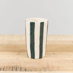 Isabel Halley Ceramics Home Kitchen Dishware Water Cups Evergreen / 3" D X 7" H
