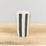 Isabel Halley Ceramics Home Kitchen Dishware Water Cups Evergreen / 3" D X 7" H