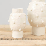 Isabel Halley Ceramics Home Kitchen Vases Small Tear Drop Vase White