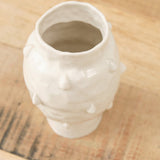 Isabel Halley Ceramics Home Kitchen Vases Small Tear Drop Vase White