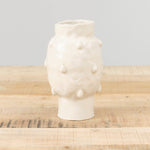 Isabel Halley Ceramics Home Kitchen Vases Small Tear Drop Vase White