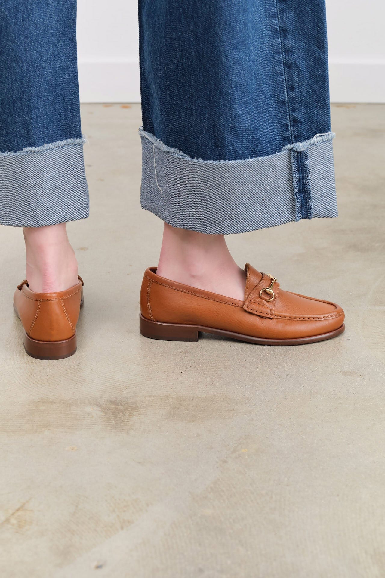 Jamie Haller Accessories Womens Shoes Bit Loafer in Cognac