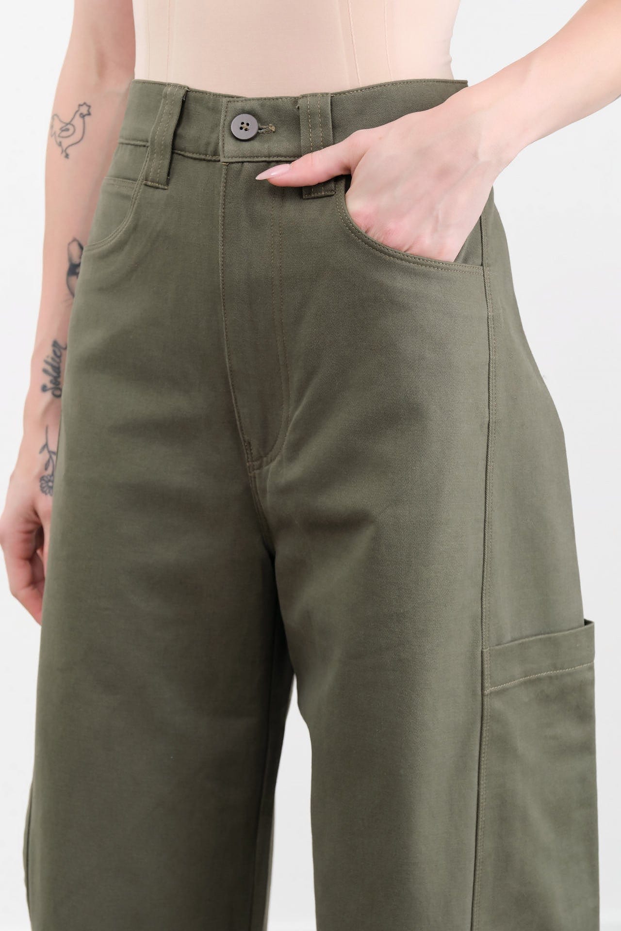 Jamie Haller Apparel Womens Pants The Baggy Painter Twill Pant
