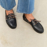 Jamie Haller Accessories Womens Shoes The Boat Loafer in Black
