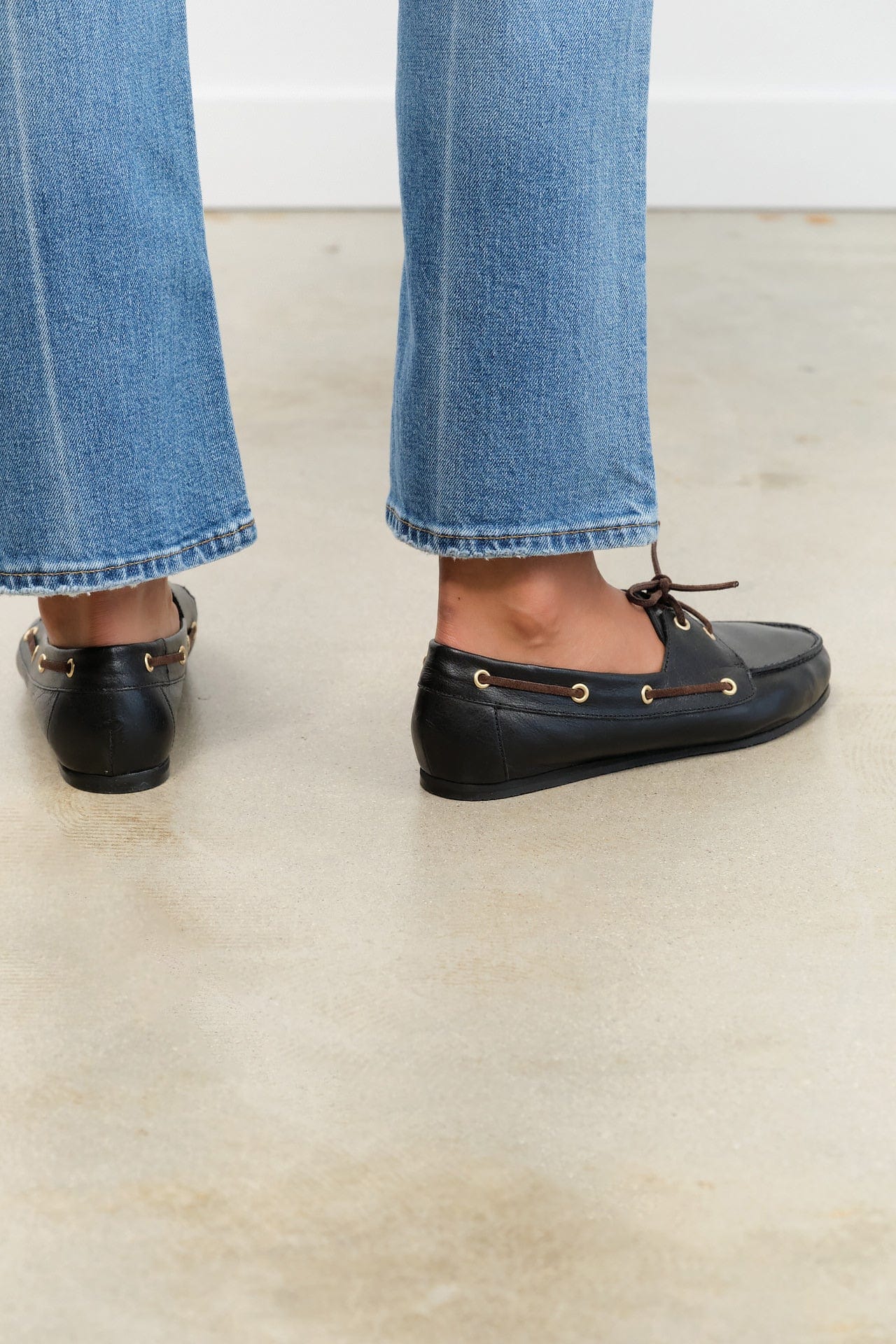 Jamie Haller Accessories Womens Shoes The Boat Loafer in Black