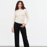 Jamie Haller Apparel Womens Denim The Crease Jean in Black Black / 24