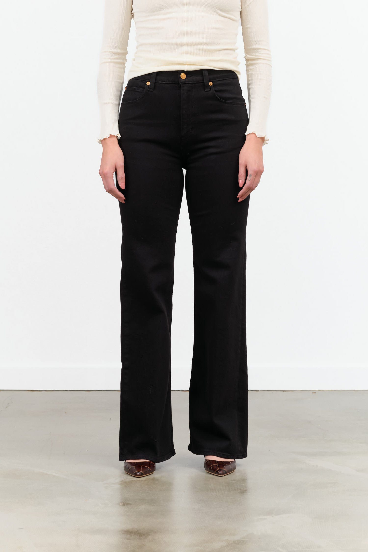 Jamie Haller Apparel Womens Denim The Crease Jean in Black