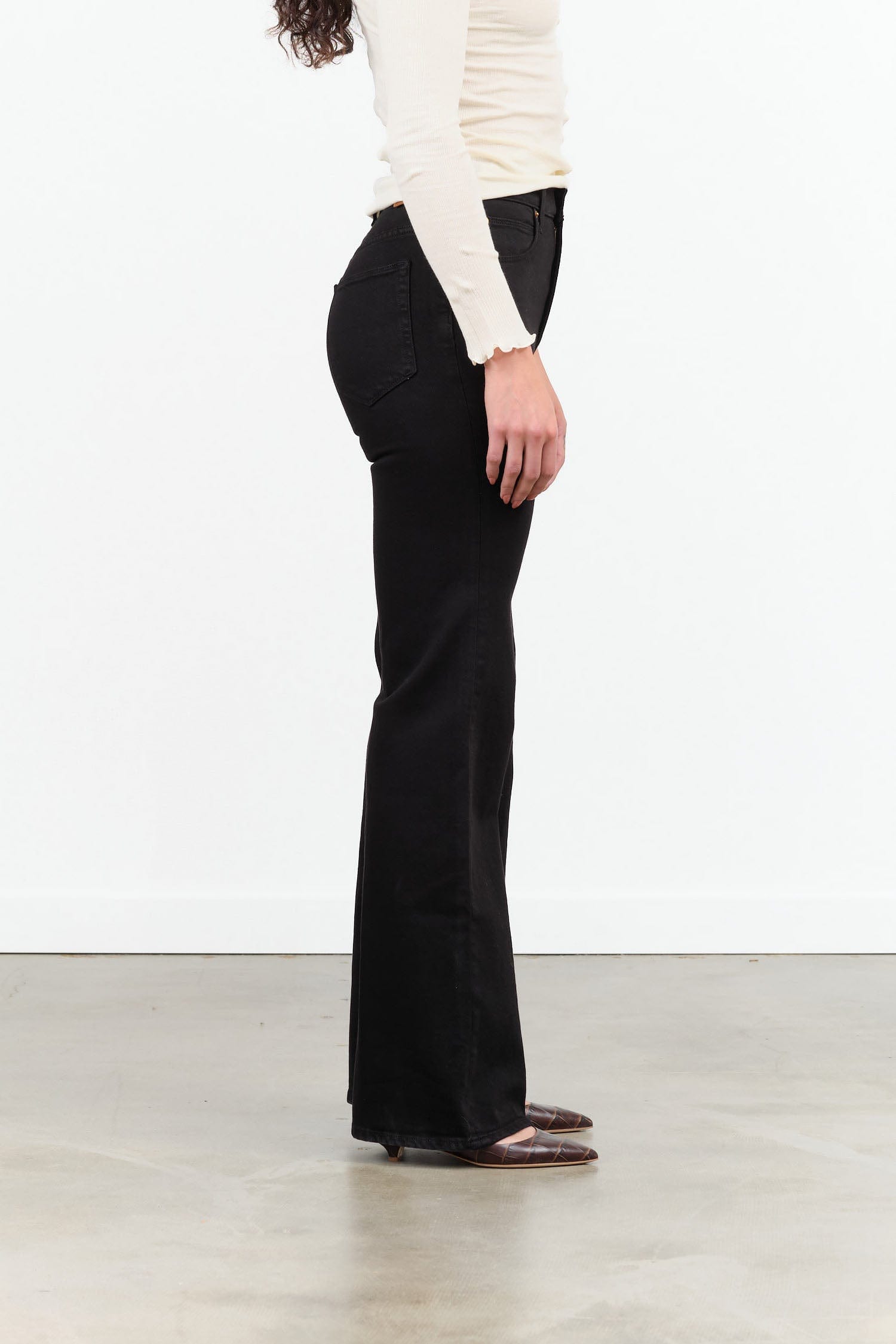 Jamie Haller Apparel Womens Denim The Crease Jean in Black