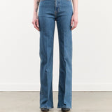 Jamie Haller Apparel Womens Denim The Crease Jean in Flat Crease