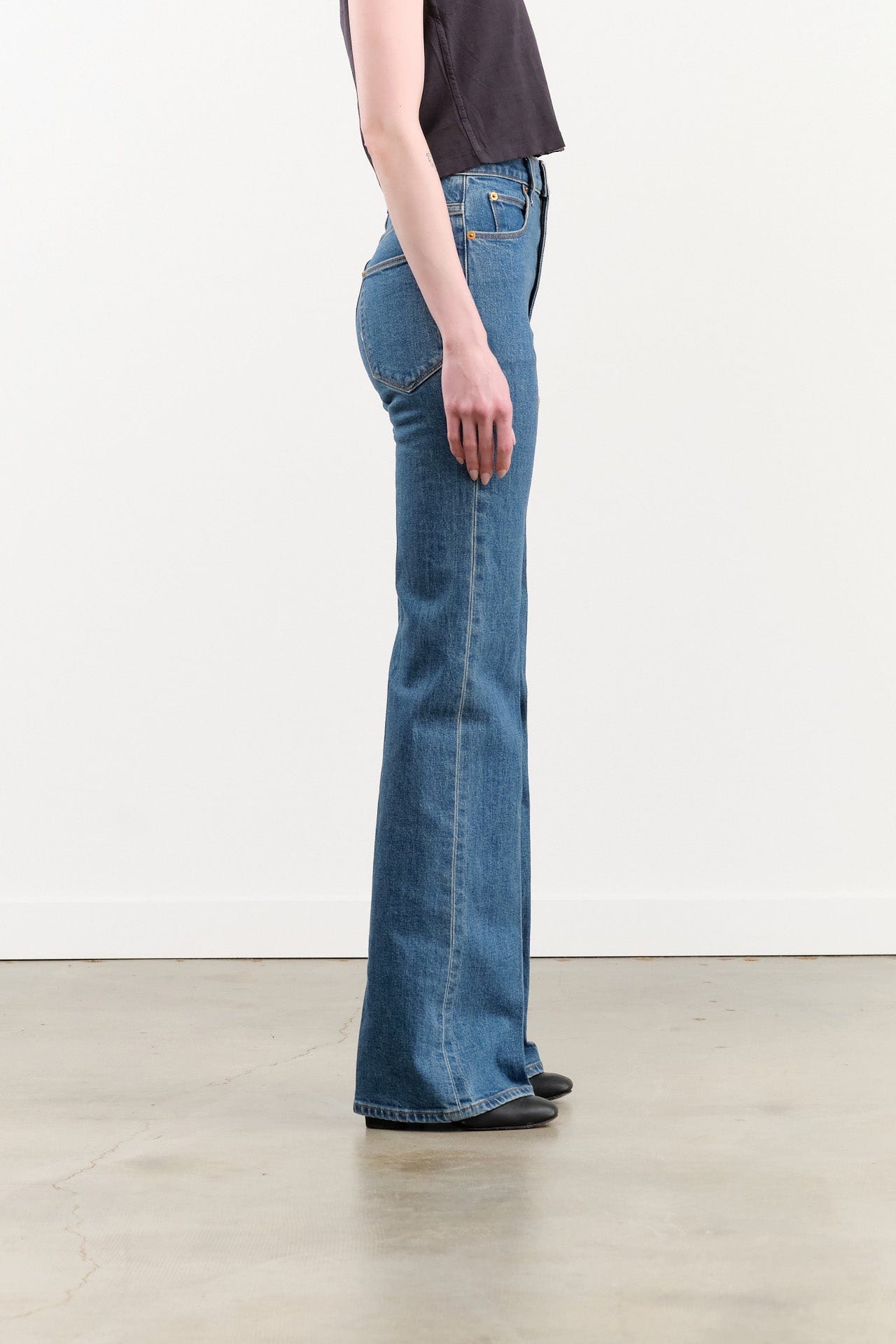 Jamie Haller Apparel Womens Denim The Crease Jean in Flat Crease
