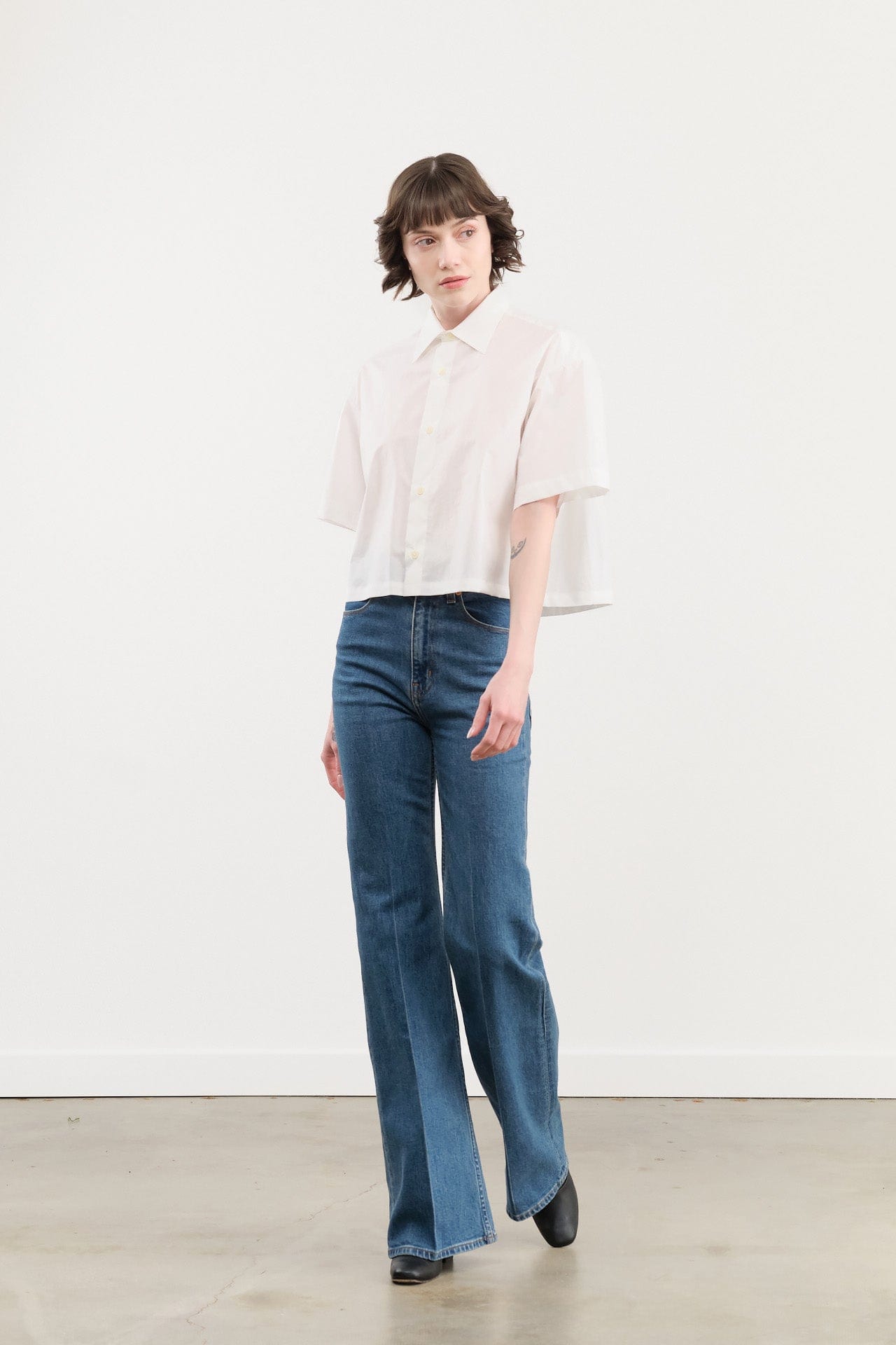 Jamie Haller Apparel Womens Denim The Crease Jean in Flat Crease
