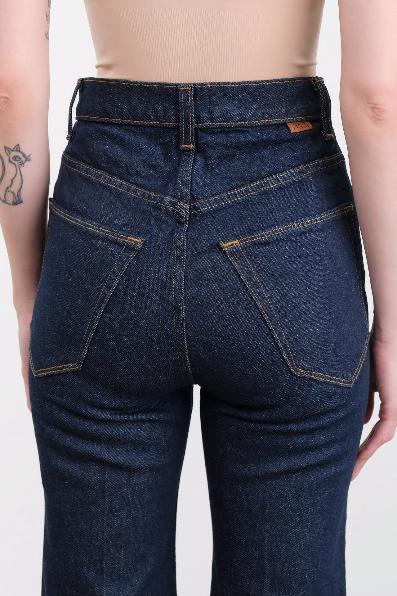 Jamie Haller Apparel Womens Denim The Crease Jean in Raw Rinse