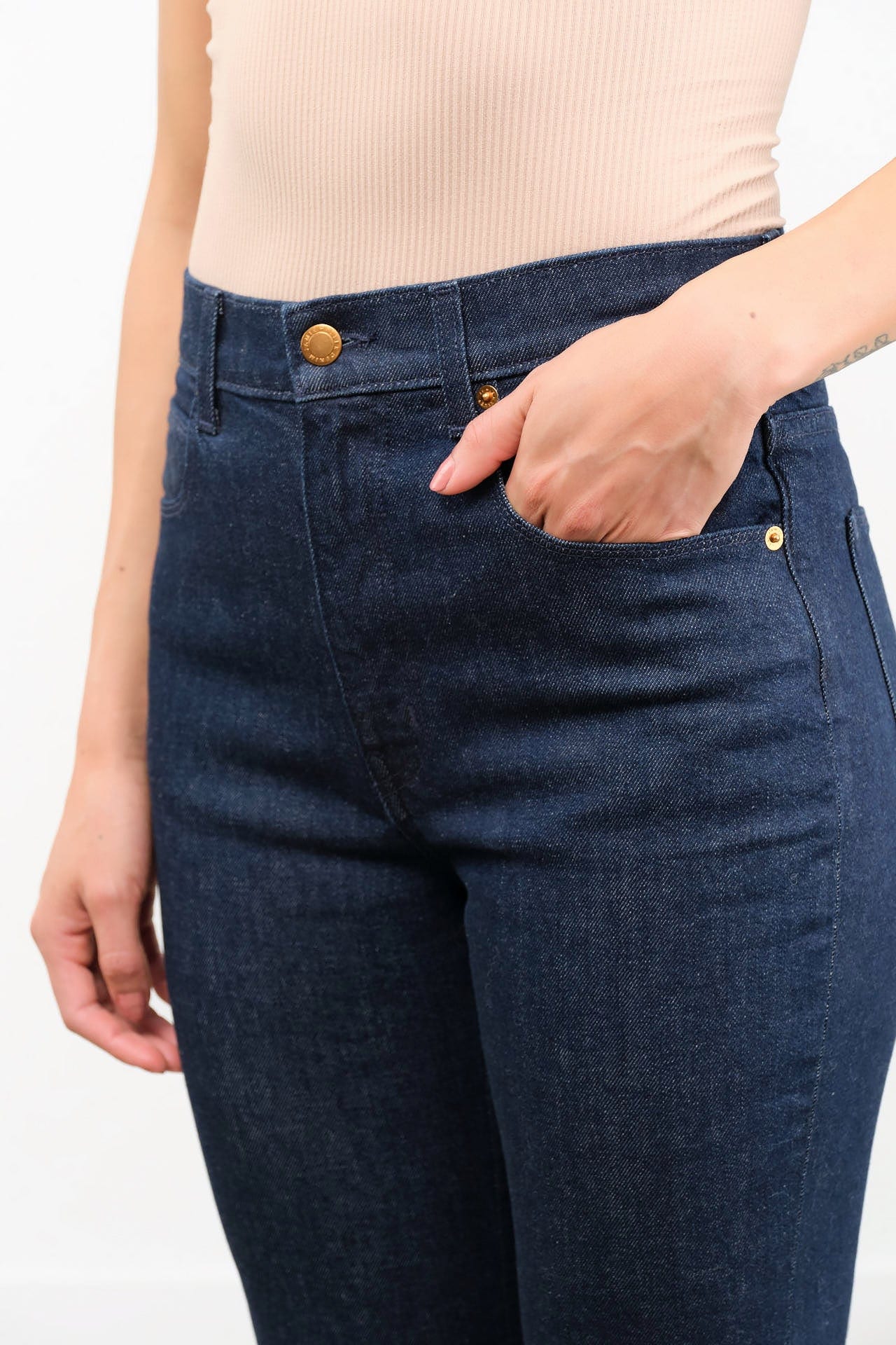 Jamie Haller Apparel Womens Denim The Kenickie Blind Crease Jean