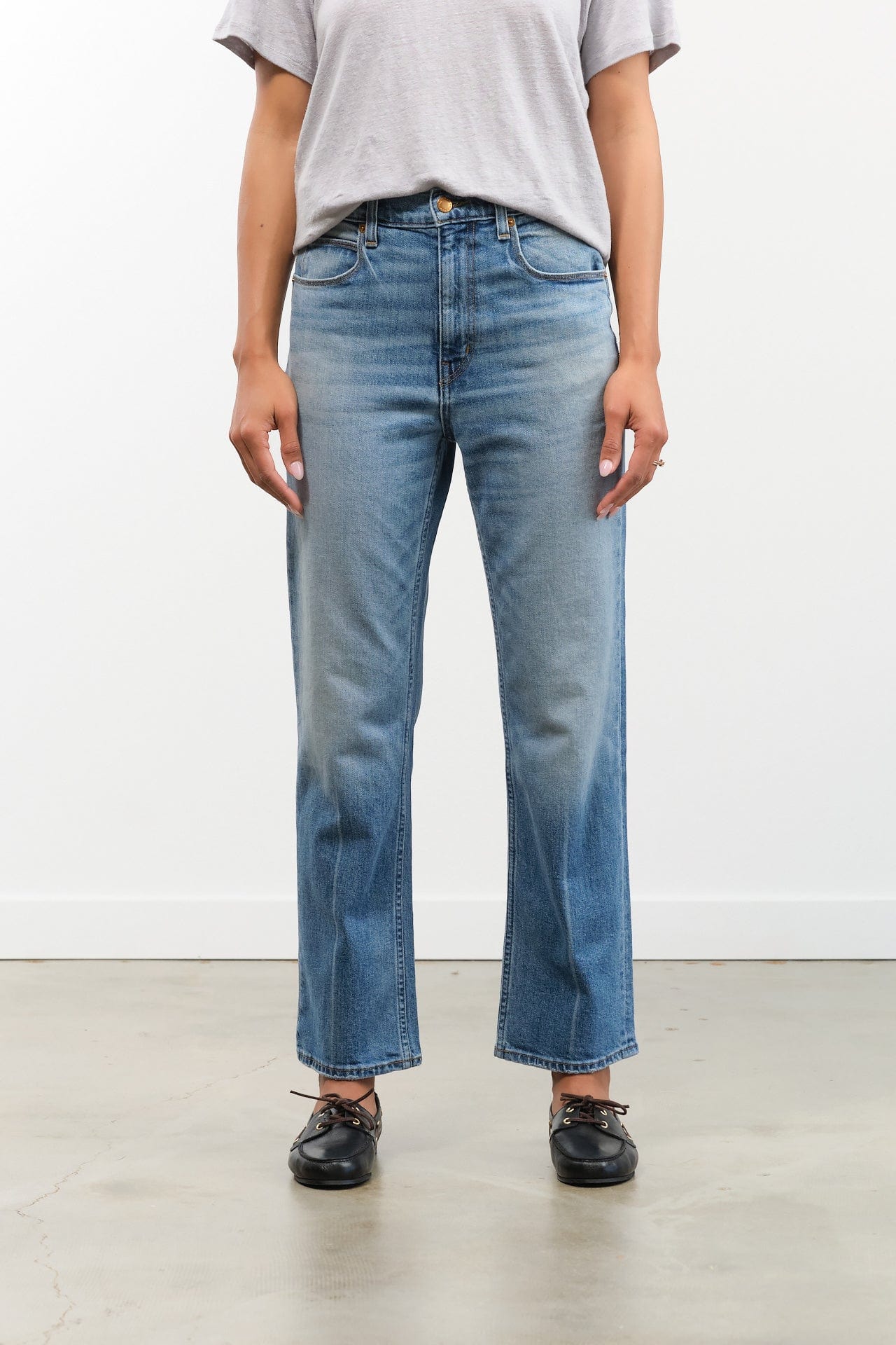 Jamie Haller Apparel Womens Denim The Kenickie Jean in Beach Indigo