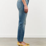 Jamie Haller Apparel Womens Denim The Kenickie Jean in Distressed Indigo