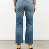 Jamie Haller Apparel Womens Denim The Kenickie Jean in Distressed Indigo