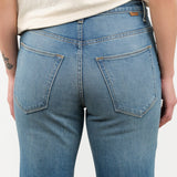 Jamie Haller Apparel Womens Denim The Kenickie Jean in Distressed Indigo
