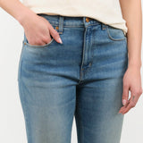Jamie Haller Apparel Womens Denim The Kenickie Jean in Distressed Indigo