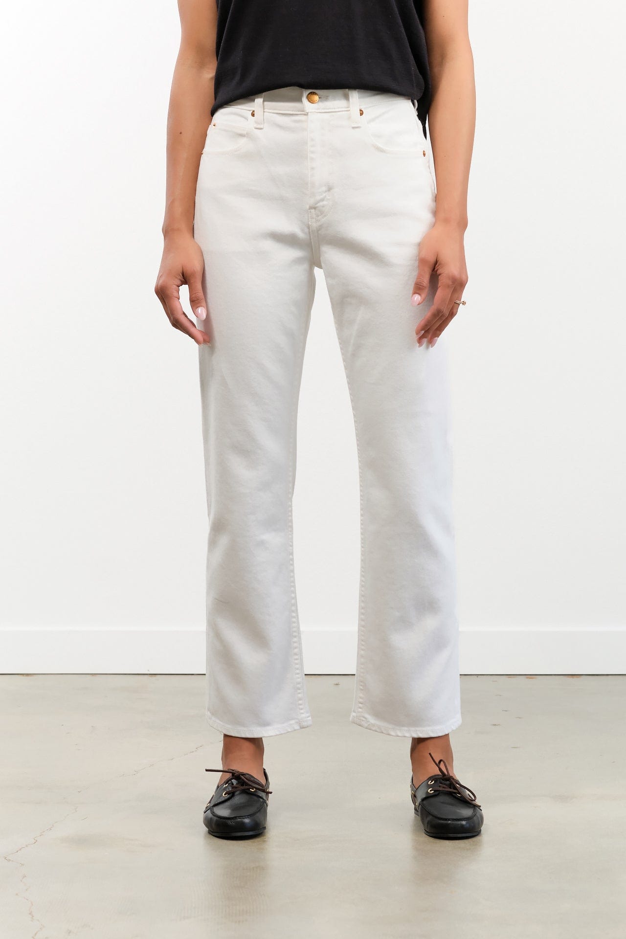 Jamie Haller Apparel Womens Denim The Kenickie Jean in Soft White