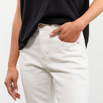 Jamie Haller Apparel Womens Denim The Kenickie Jean in Soft White