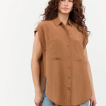 Jamie Haller Apparel Womens Blouses The Reiki Sleeveless Shirt