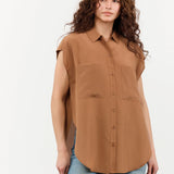 Jamie Haller Apparel Womens Blouses The Reiki Sleeveless Shirt
