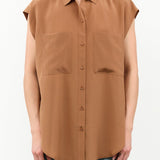 Jamie Haller Apparel Womens Blouses The Reiki Sleeveless Shirt