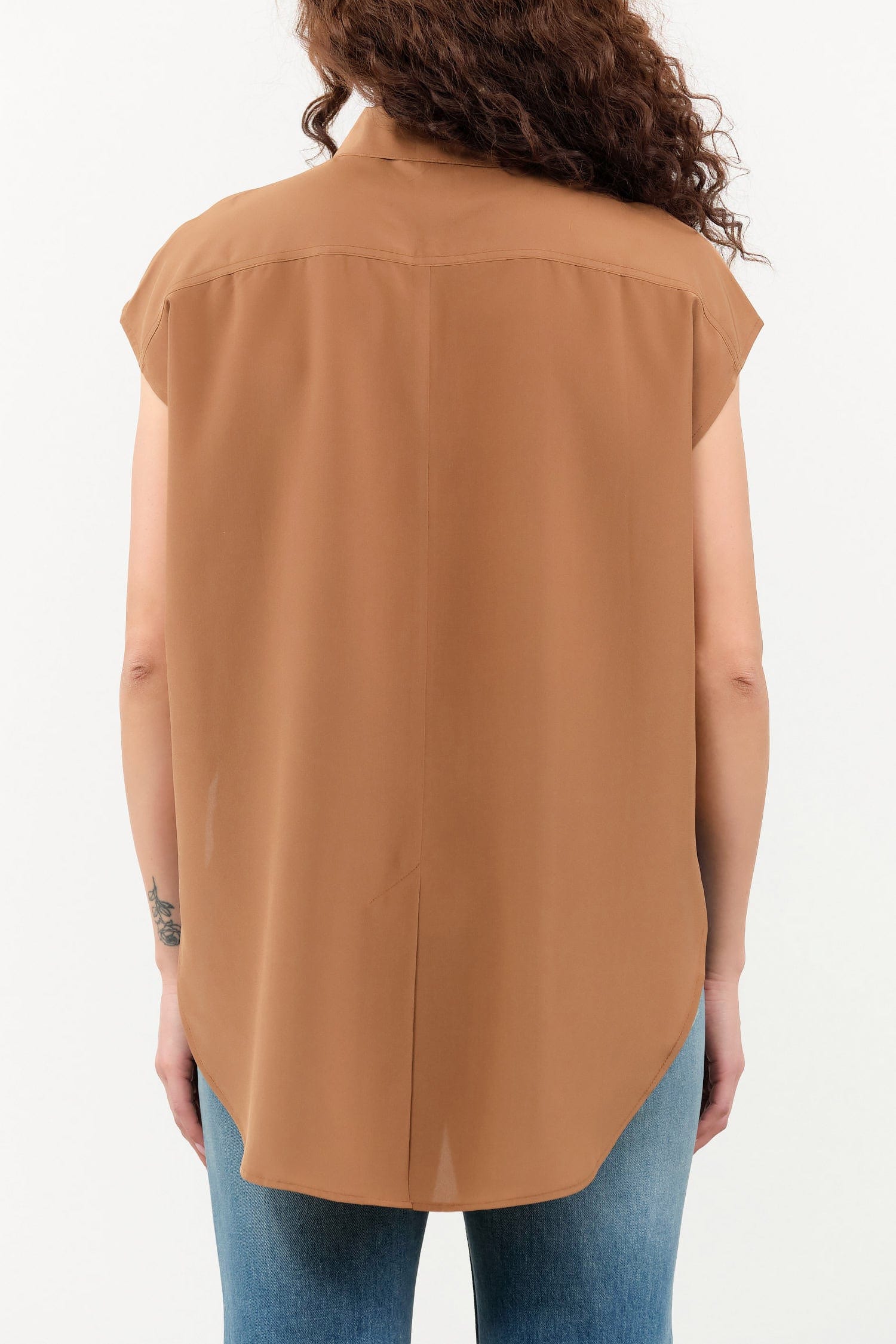 Jamie Haller Apparel Womens Blouses The Reiki Sleeveless Shirt