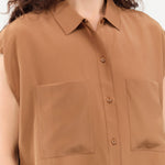 Jamie Haller Apparel Womens Blouses The Reiki Sleeveless Shirt