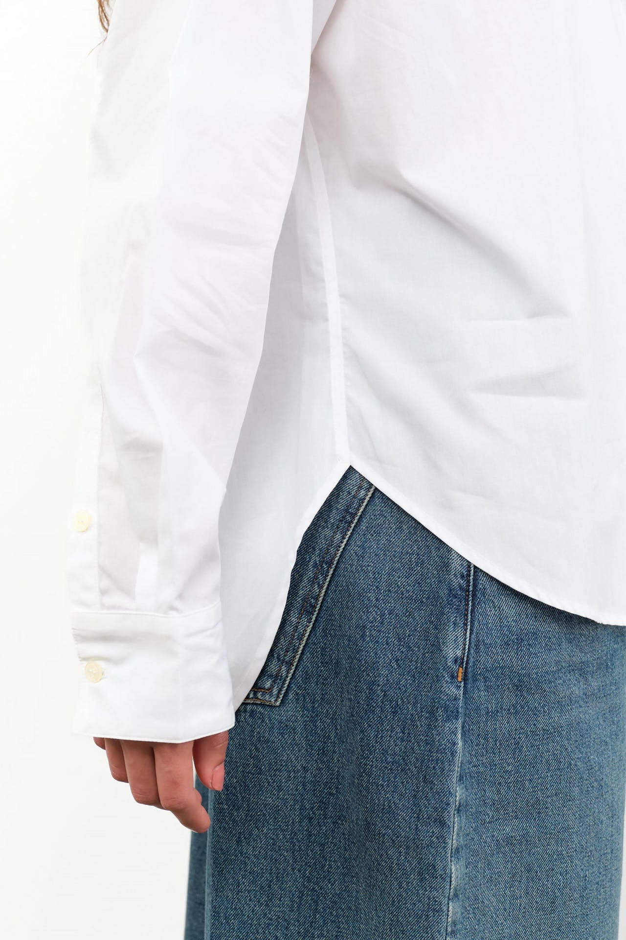 Jamie Haller Apparel Womens Blouses The Weekend Shirt in White