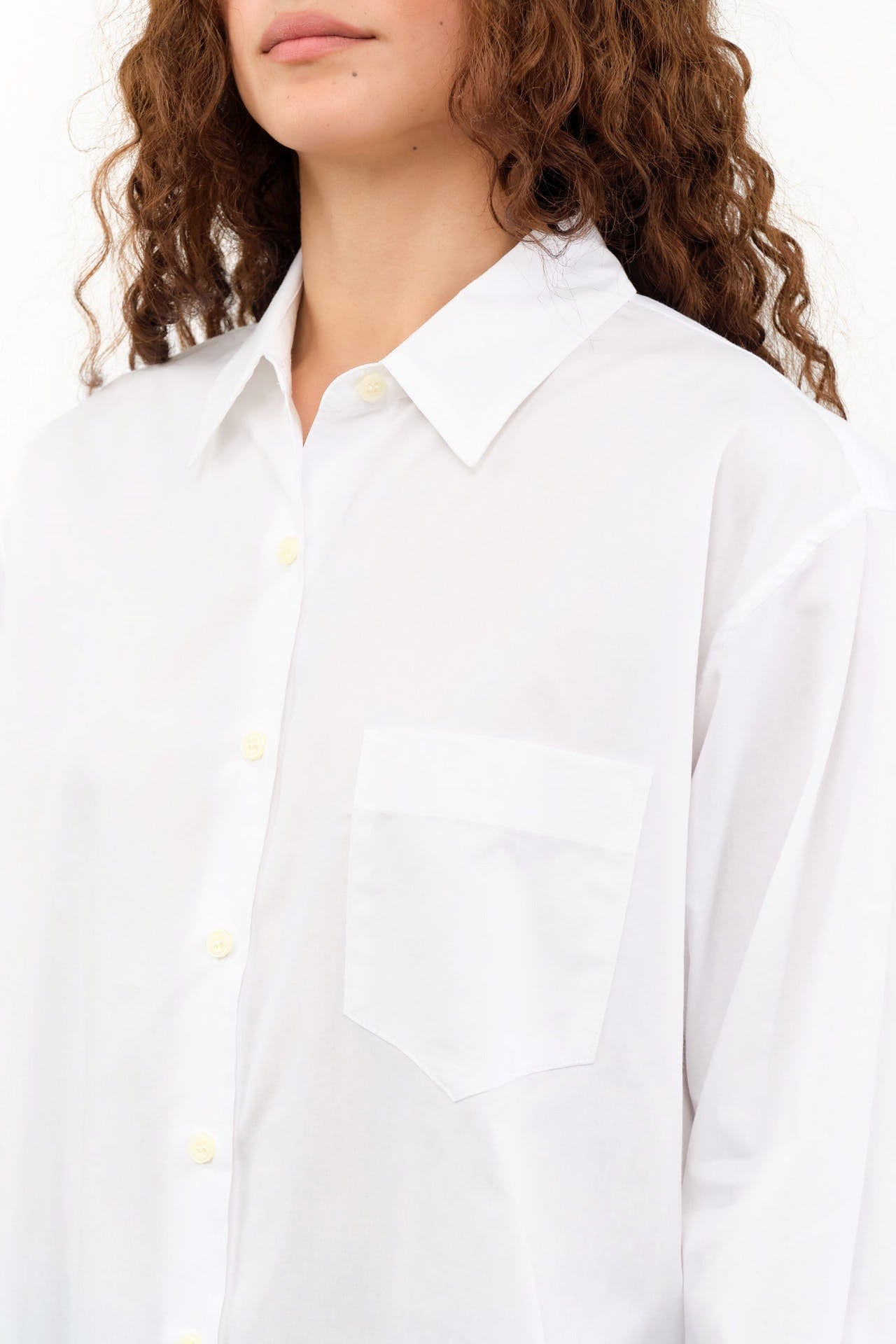 Jamie Haller Apparel Womens Blouses The Weekend Shirt in White