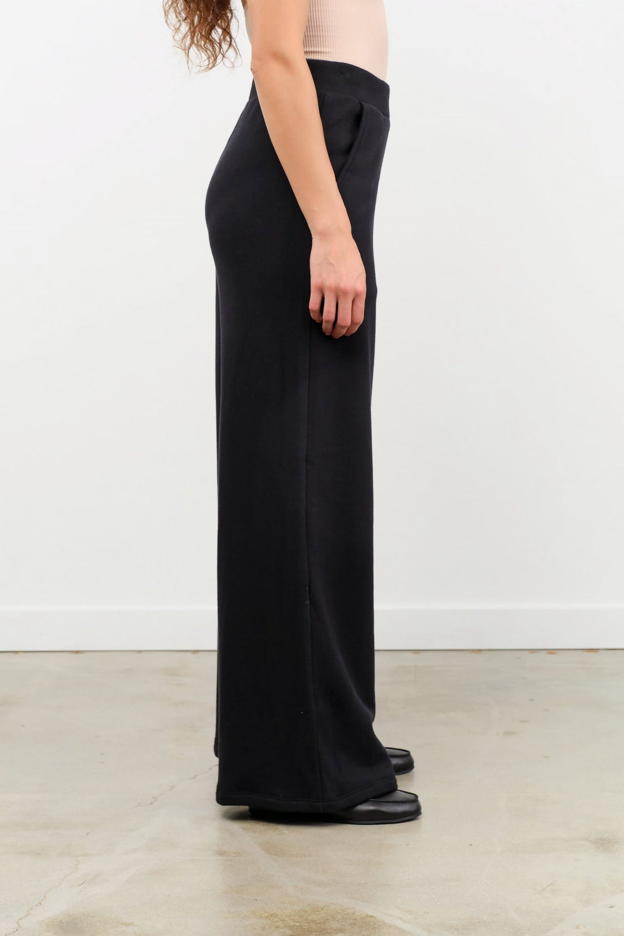 Jamie Haller Apparel Womens Pants The Wide Leg Terry Trouser