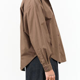 Jesse Kamm Apparel Womens Blouses Alberta Shirt in Mushroom