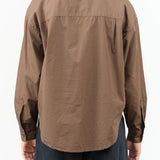 Jesse Kamm Apparel Womens Blouses Alberta Shirt in Mushroom