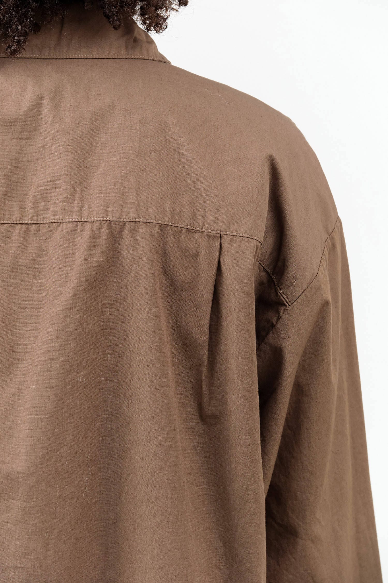 Jesse Kamm Apparel Womens Blouses Alberta Shirt in Mushroom