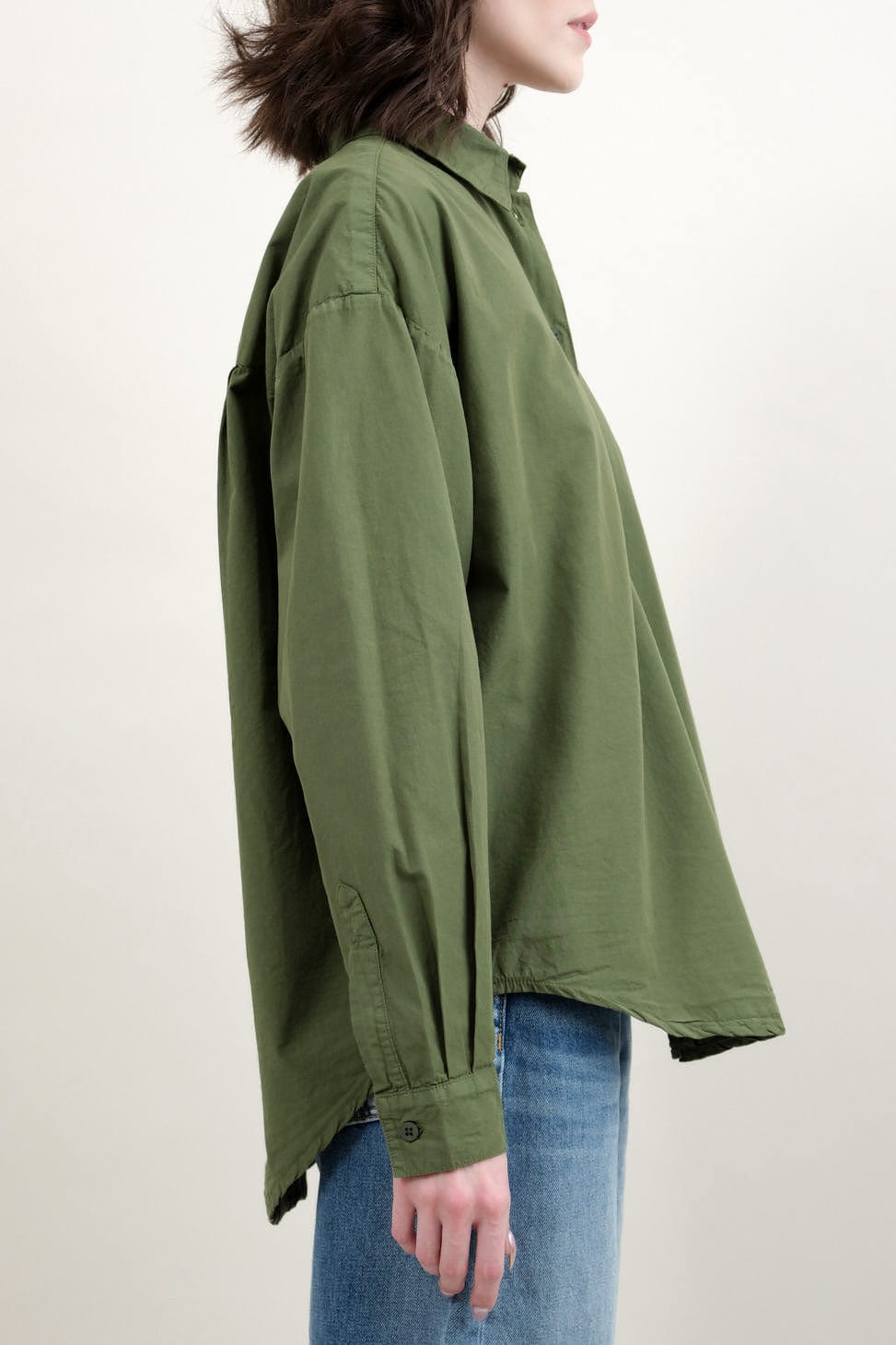 Side of Alberta Shirt in Olive