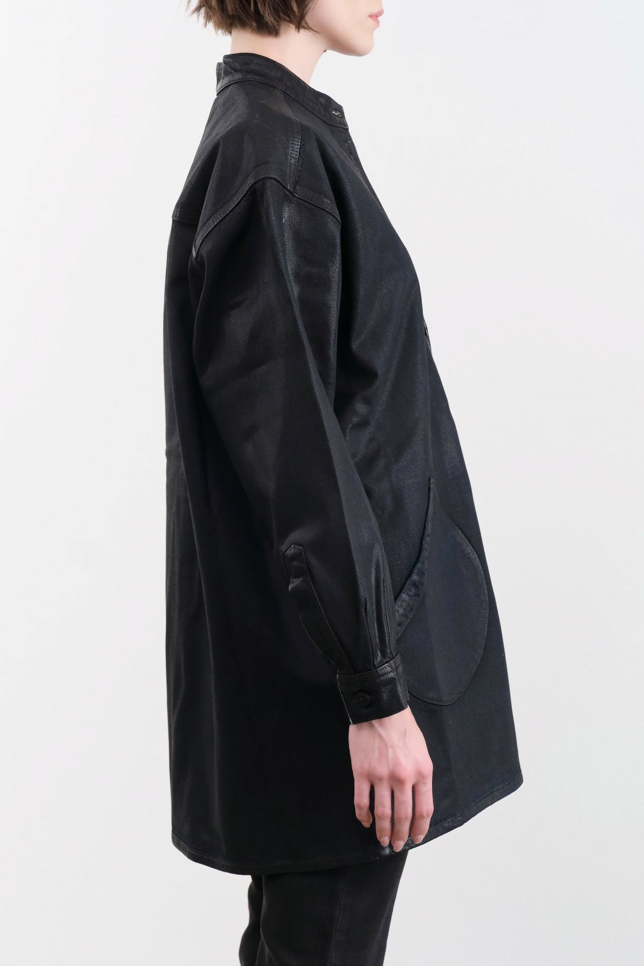 Jesse Kamm Apparel Womens Jackets Band Collar Okuda Jacket
