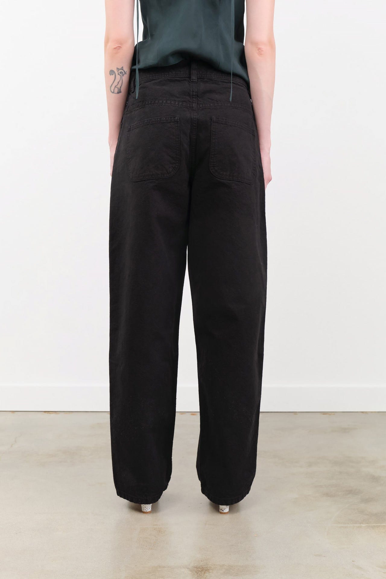 Jesse Kamm Apparel Womens Pants California Wide Pant in Black
