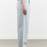 Jesse Kamm Apparel Womens Denim California Wide Pant in Pale Blue Denim