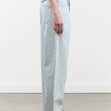 Jesse Kamm Apparel Womens Denim California Wide Pant in Pale Blue Denim