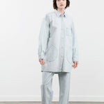 Jesse Kamm Apparel Womens Denim California Wide Pant in Pale Blue Denim Pale Blue Denim / 00