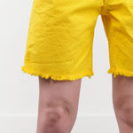 Jesse Kamm Apparel Womens Shorts Lake Shorts in Primary Yellow
