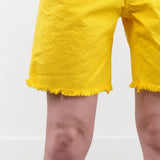 Jesse Kamm Apparel Womens Shorts Lake Shorts in Primary Yellow