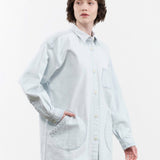 Jesse Kamm Apparel Womens Jackets Okuda Jacket in Pale Blue Denim