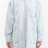 Jesse Kamm Apparel Womens Jackets Okuda Jacket in Pale Blue Denim