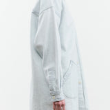 Jesse Kamm Apparel Womens Jackets Okuda Jacket in Pale Blue Denim