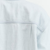 Jesse Kamm Apparel Womens Jackets Okuda Jacket in Pale Blue Denim